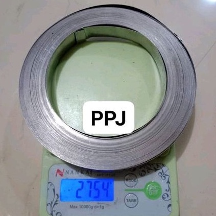 

KODE A48N STELBAND MENGKILAP 5m Stenlist belt Steelband stainles sabuk tiang kabel adss core ku aksesoris tiang fo fiber optik stopling Suspension dead end klem buaya 24core fixing slack yokes fig8 ancoring armour