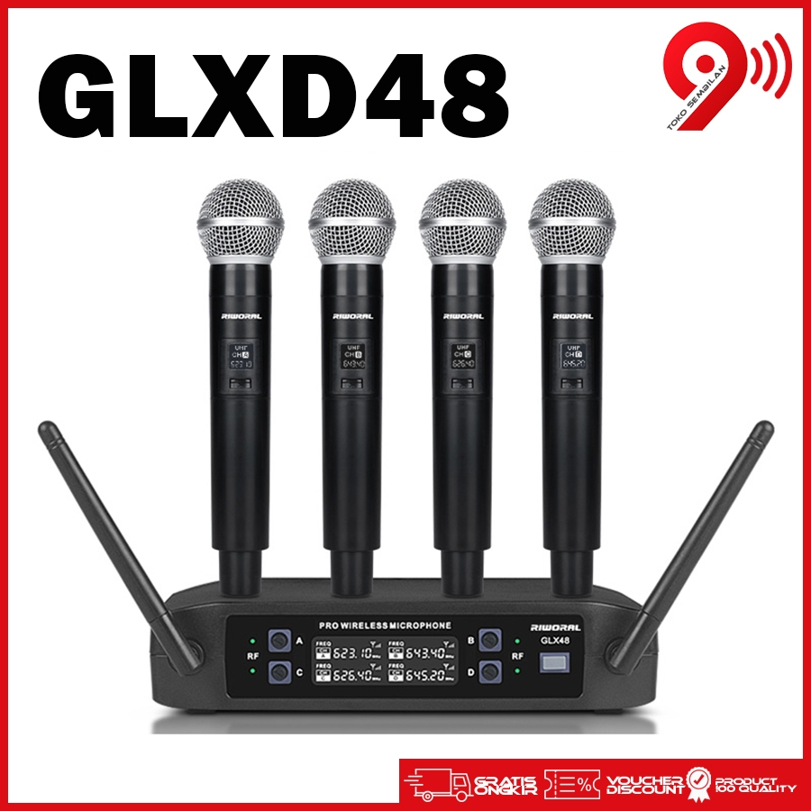 Wireless microphone Wireless Microphone karaoke one drag and two handheld frequency Microphone wirel