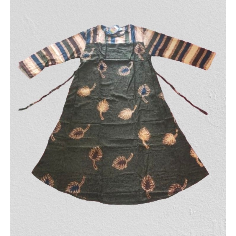 Daster Laula Klok Maria Lengan Panjang