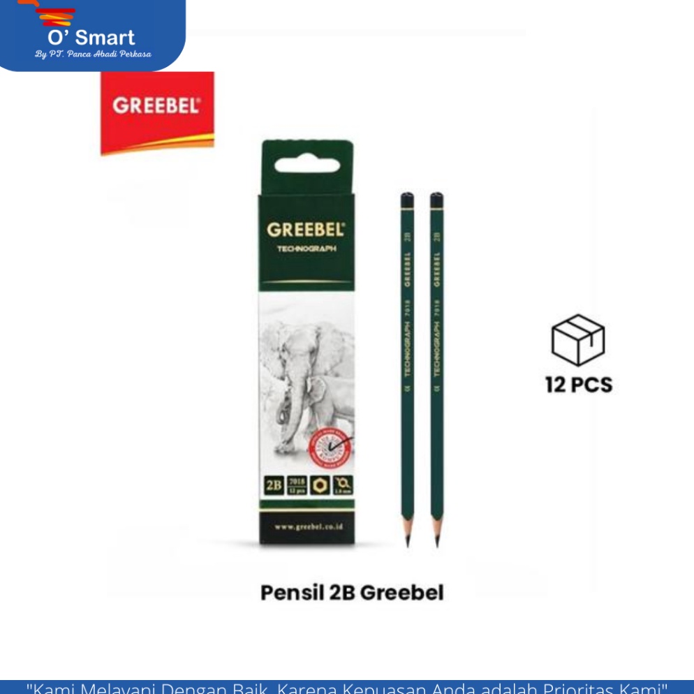

KODE T9N Greebel Pensil 2B 718 12