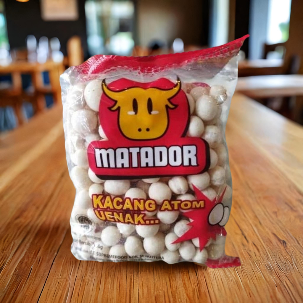 

Matador Kacang Atom 140gr/Kacang Atom Matador 140gr Gurihnya Bikin Nagih/Kacang Atom Matador 140gr Teman Ngopi Anda yang Renyah