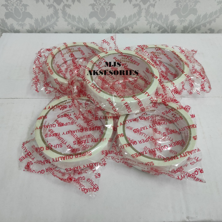 

Double Tape 24 mm x 15 yard Isi 1 pcs Terbaru!!! berkualitas