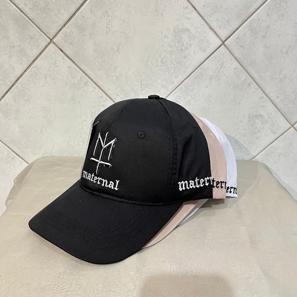 TOPI BASEBALL TOPI UNISEX TOPI CAP MATERNAL LOGO TOPI COWOK CEWEK BAHAN DRILL