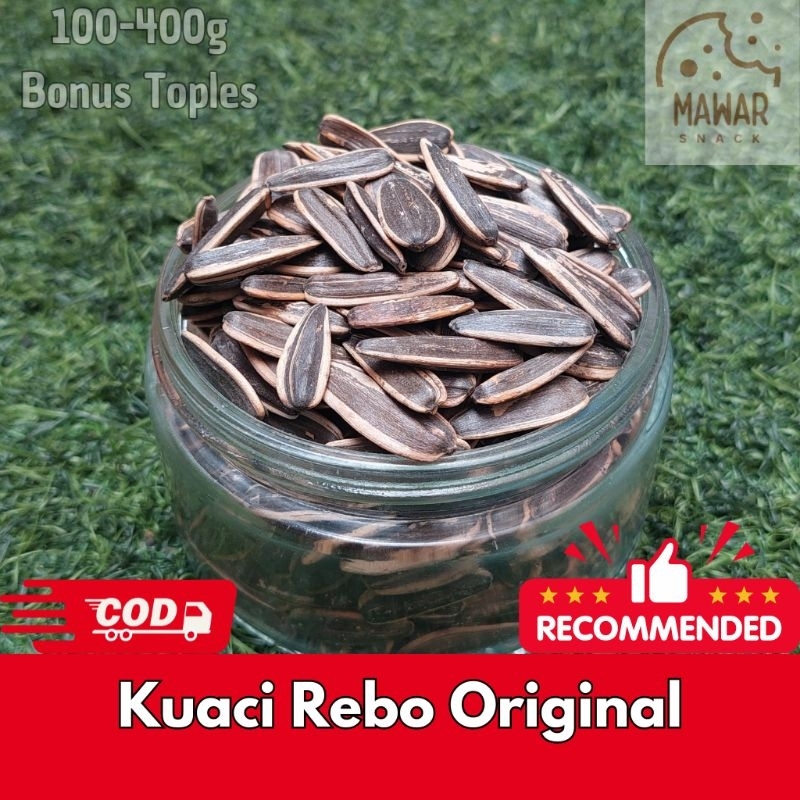 

Kuaci Biji Bunga Matahari 100-400 gram - Sunflower Seed - kwaci matang - kuaci Rasa Original