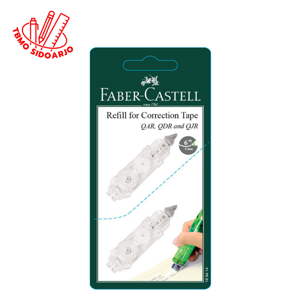 

TBMO Faber Castell Refill Correction Tape QAR/QJR Set 2 169414