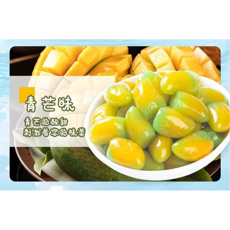 

mango thailand jelly kupas Permen Kupas Rasa Buah Mangga thailand Mangga Hijau Anggur Peach Apel & Strawberry / Permen Buah Jelly Kupas 6 Varian Rasa Campur isi 100gr