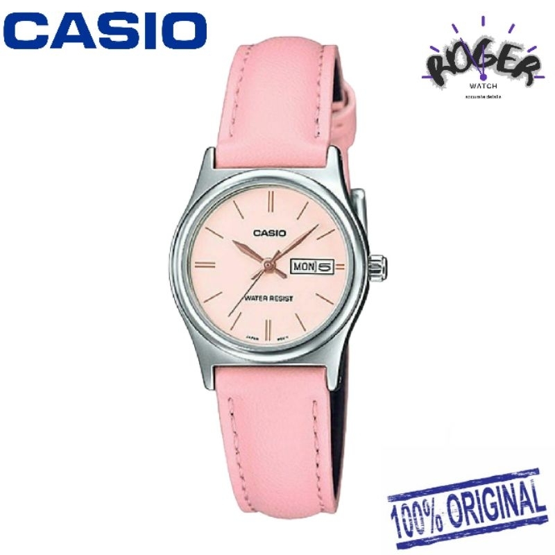 CASIO ORIGINAL Jam Tangan Wanita LTP-V006L-4B Analog LTPV006L