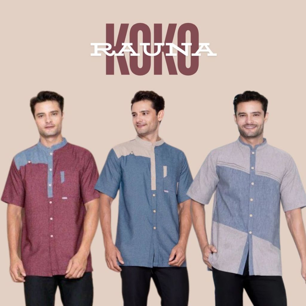 [RAUNA] BAJU KOKO DEWASA RAUNA | RKK 31 | RKK 38 | KOKO LEBARAN | KOKO NGAJI | KOKO LENGAN PENDEK | 