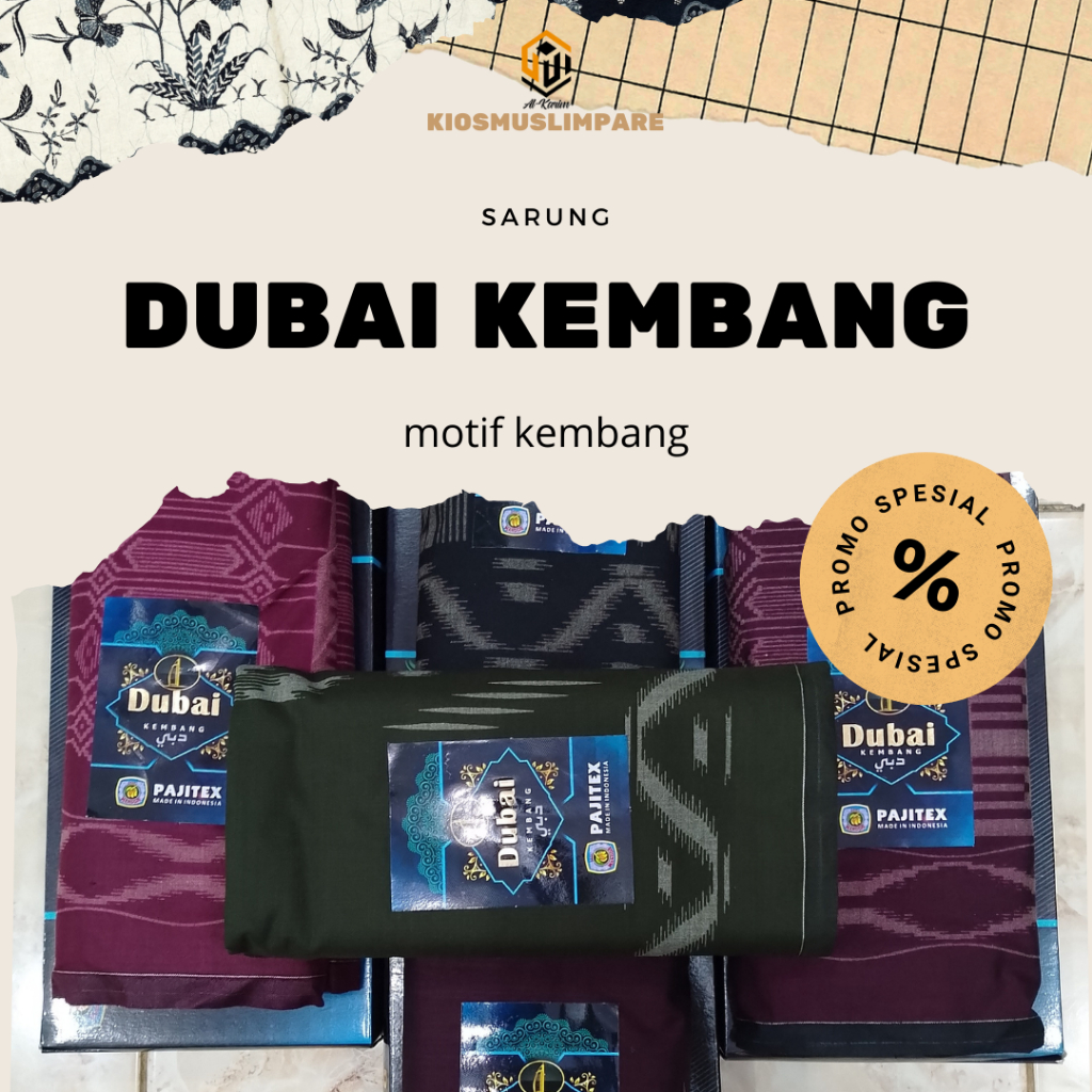 Sarung Mangga Dubai Kembang