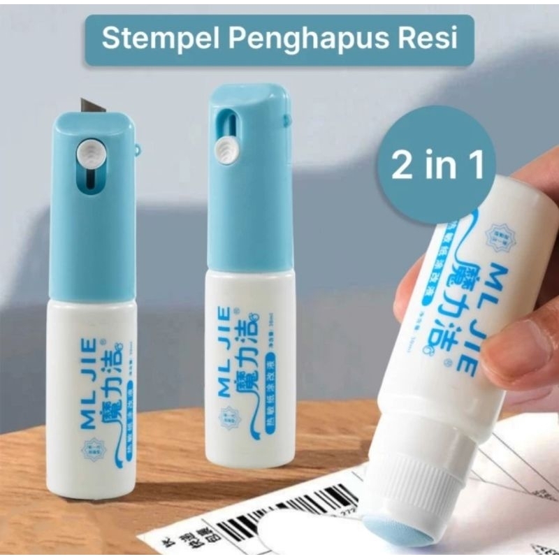 

Stempel Penghapus Label Thermal Resi 2 in 1 Cutter Pembuka Paket ML JIE