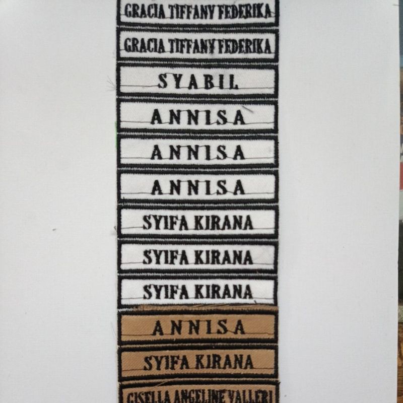 

Nama Siswa - Bordir Komputer