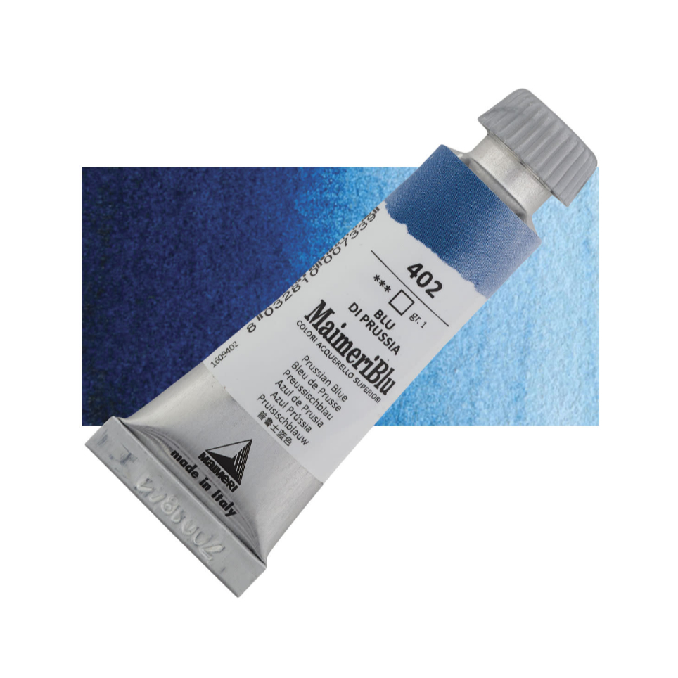 

Cat Air Lukis Maimeri Blu Watercolour 12ml MaimeriBlu Prussian Blue 402 M1609402 - PC