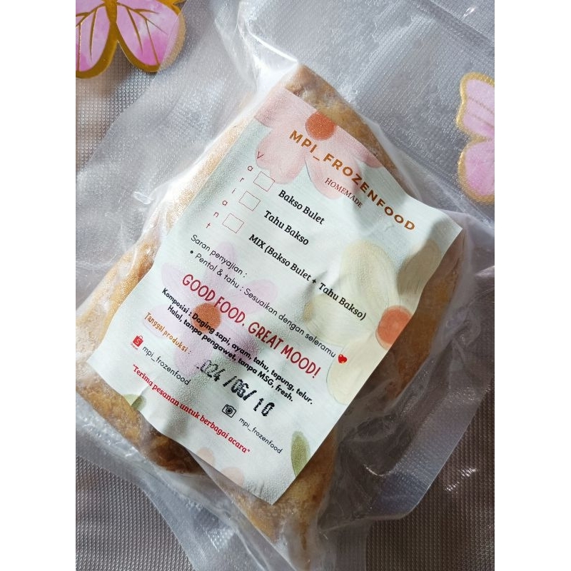 

TAHU BAKSO URAT DAGING SAPI ORIGINAL (5pcs) Homemade/tanpa pengawet