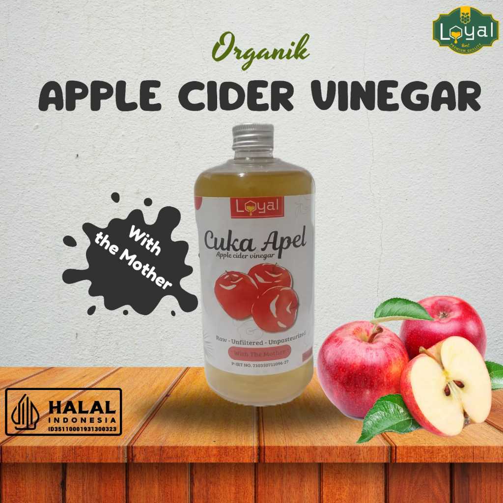 

CUKA APEL/APPLE VINEGAR WITH THE MOTHER 500ML ORIGINAL 100%