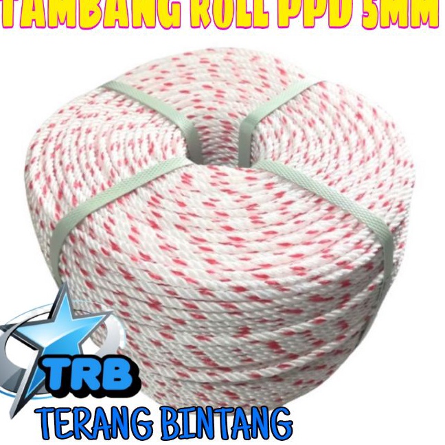 

murah TAMBANG PPD 5MM PANJANG 5METERTALI TAMBANG TRUKTALI PLASTIKTAMBANG PENGIKAT BARANG