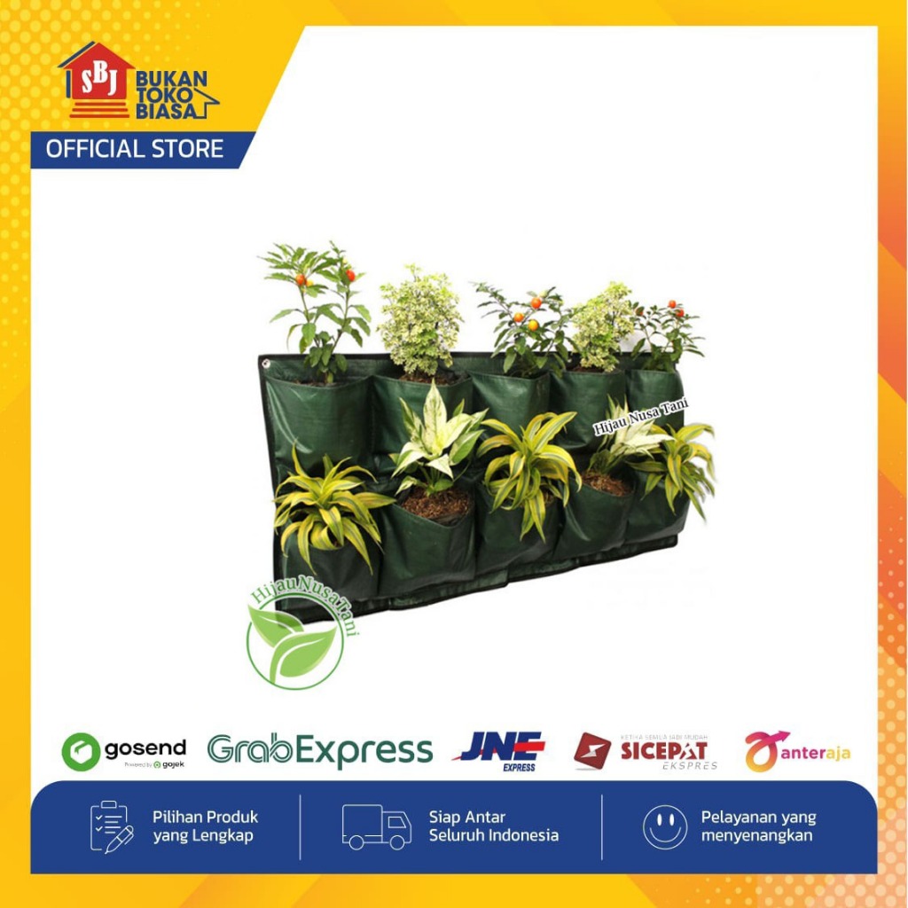 Vertical Garden Pot Gantung Vertical Garden Pot Kantong Vertical Garden