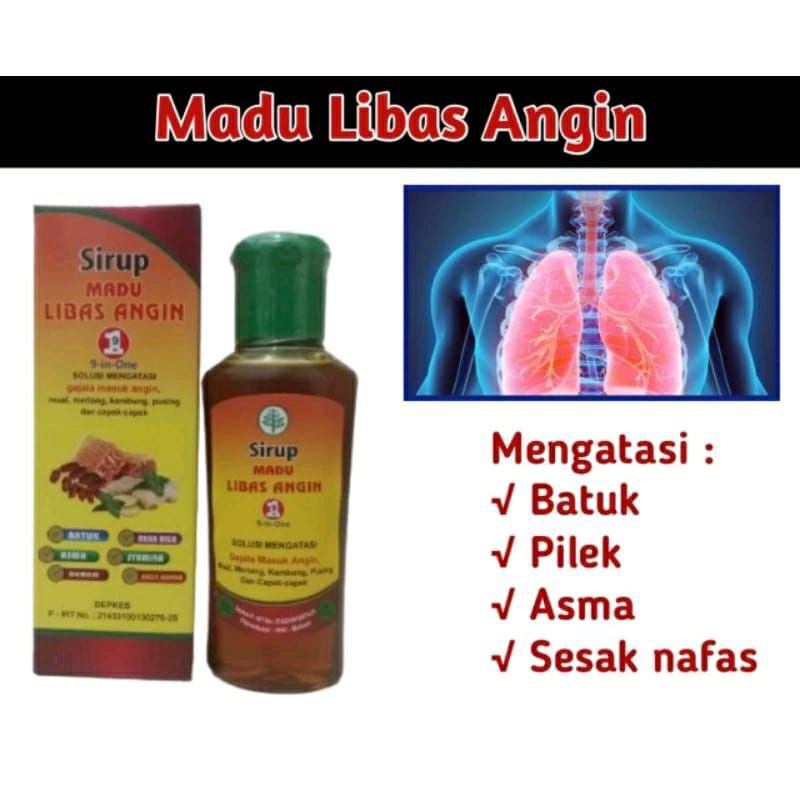 

MADU LIBAS ANGIN cocok untuk batuk pilek masuk angin sesak nafas