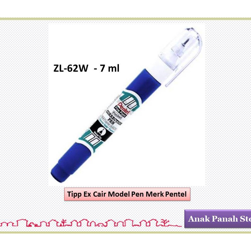 

Terbatas Tip Ex Cair Model Pen Merk Pentel Pen