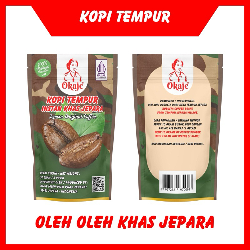 

OKAJE Kopi Tempur Instan Khas Jepara | Oleh Oleh Khas Jepara