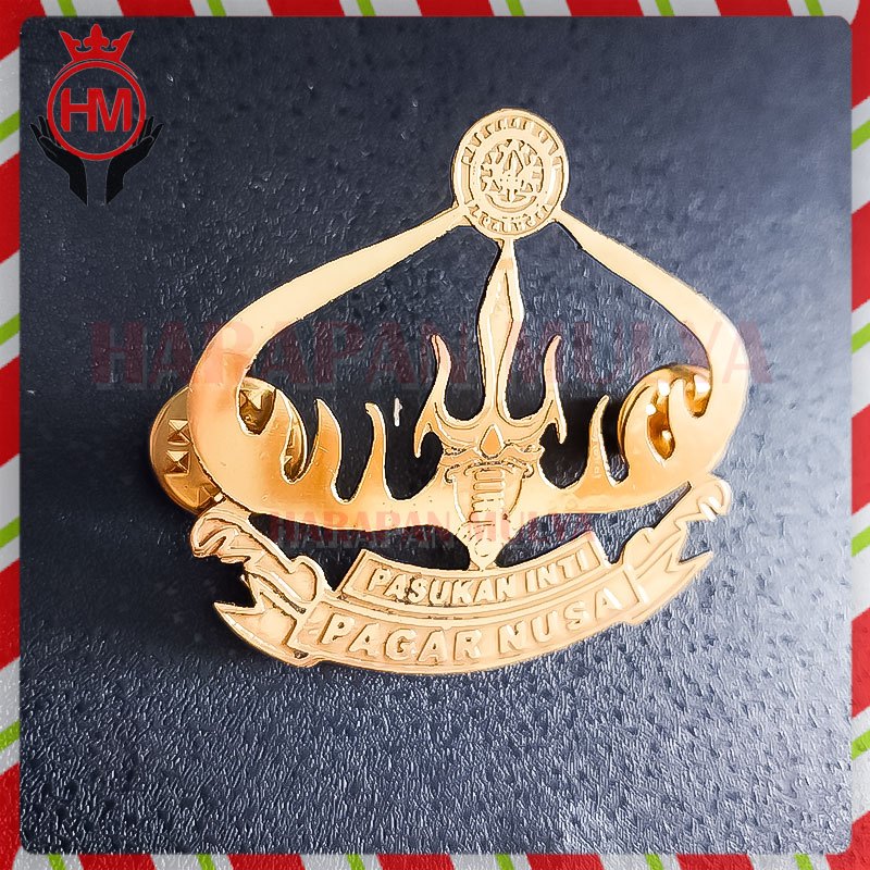 Bros Emblem Pencak Silat Pasukan Inti Pagar Nusa - Pin Pasukan Inti Pagar Nusa - Harapan Mulya