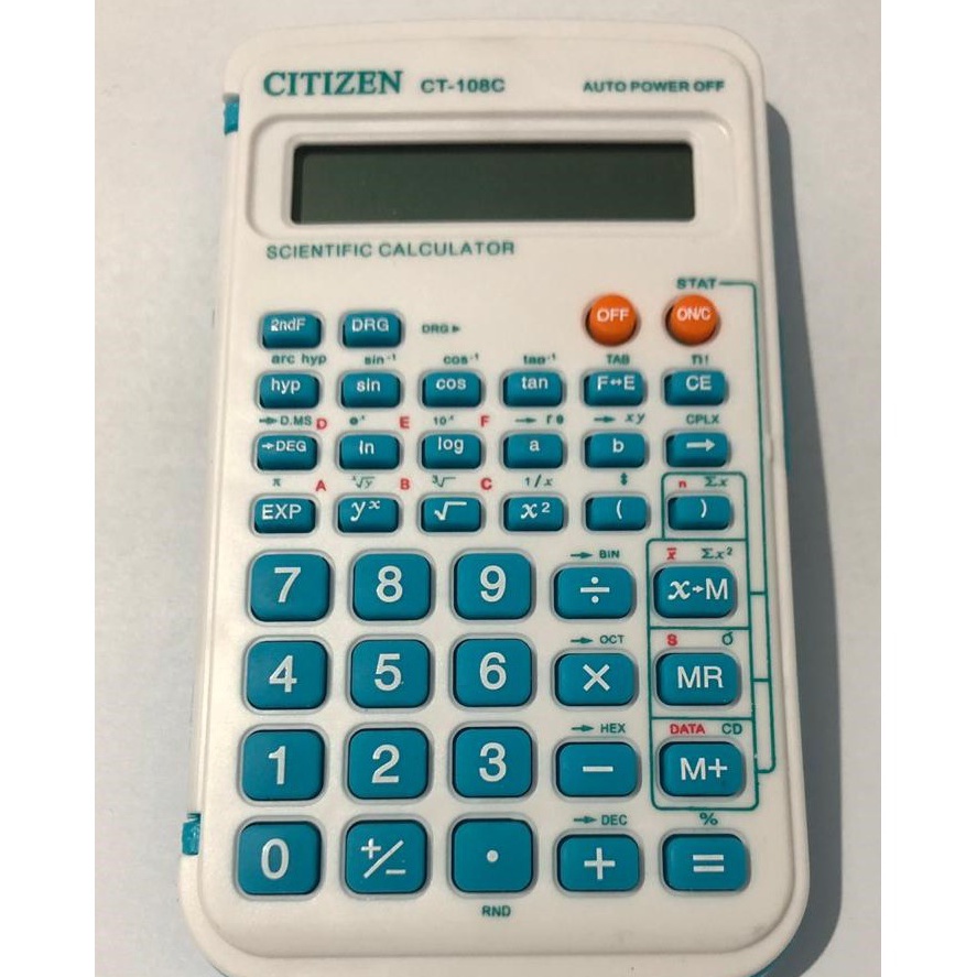 

Langka Kalkulator Scientific Citizen CT18C