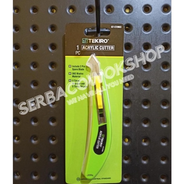 

KP8 TEKIRO Plastic Cutter Kater Acrylic Pisau Cutter Termurah
