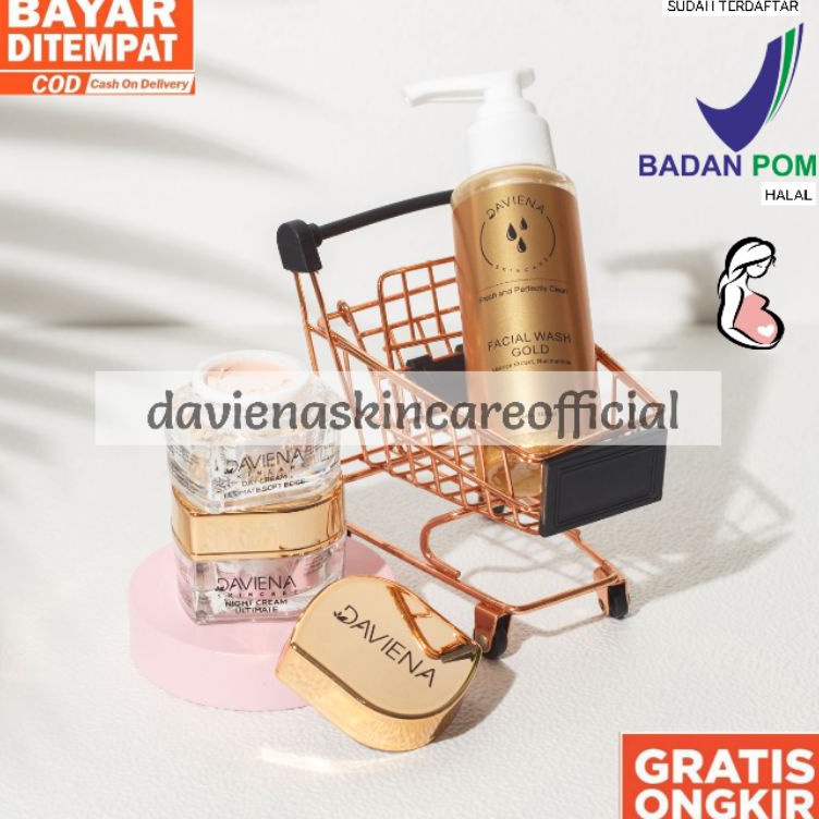 KODE A58B PAKET HEMAT GOLD  DAVIENA SKINCARE  OFFICIAL STORE