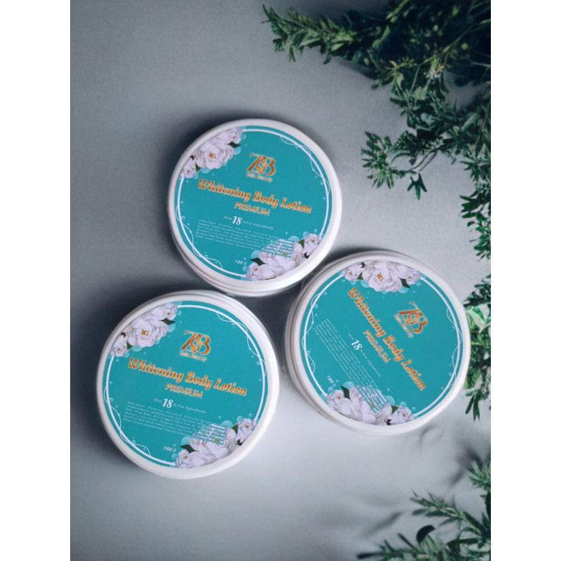Zela beauty whitening body lotion premium 100gr