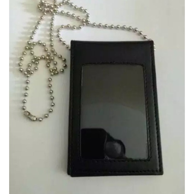 

FG2 Name Tag ID Card Holder plus kalung rantai glossy
