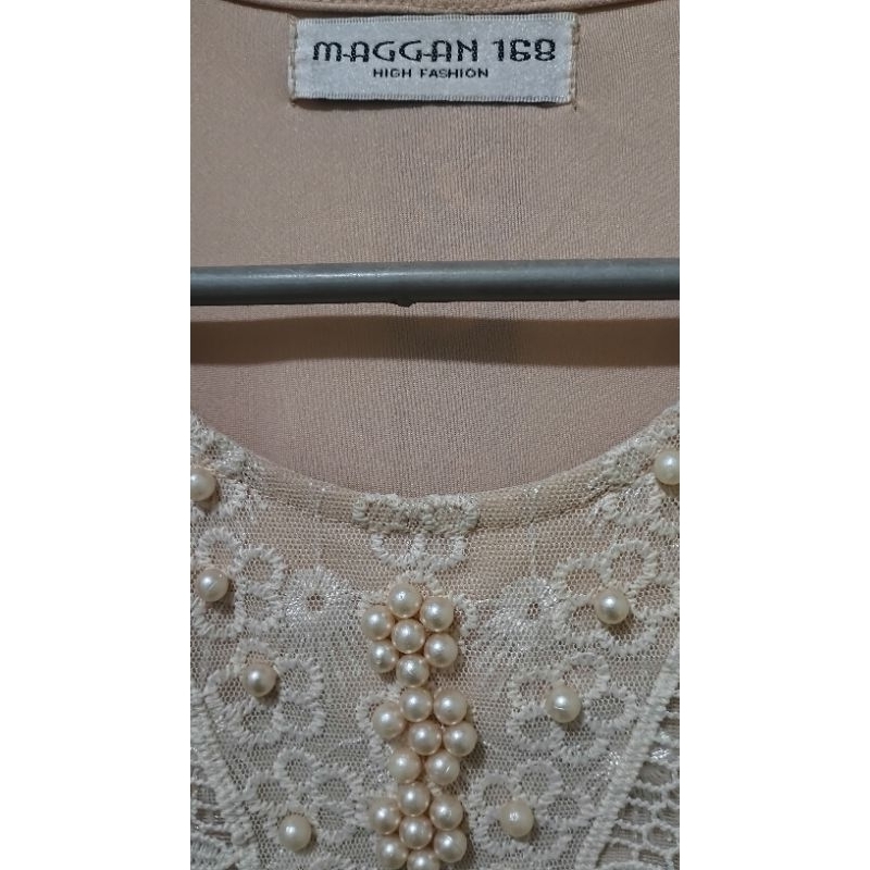 Gamis brukat Merk MAGGAN 168