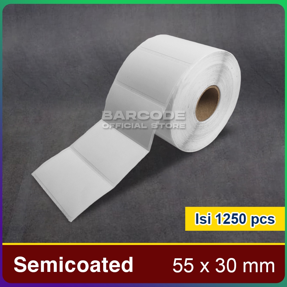 

mvd79 Label Stiker Barcode 55 X 3 mm 55x3mm 55x3 Kertas Semicoated 1 Perfect