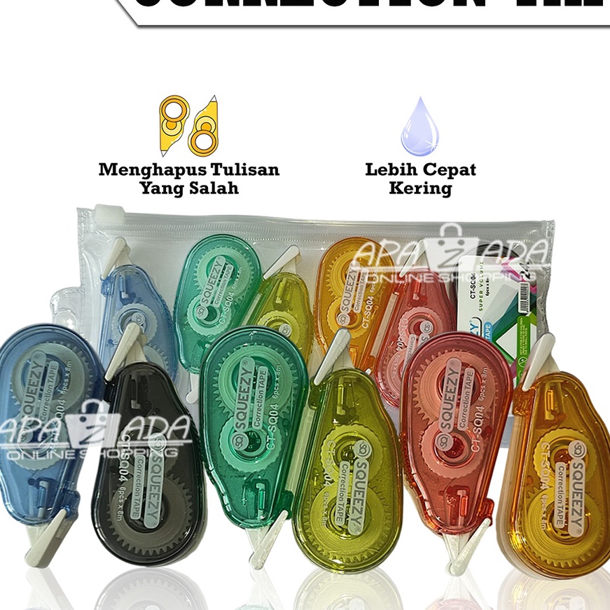 

Wow Apazada Correction Tape 24m Isi 6 Cortape Tip Ex Corection Tape Tipex Tipex Roll Correction Tape TipEx Kertas TipeX CTSQ4 Murah