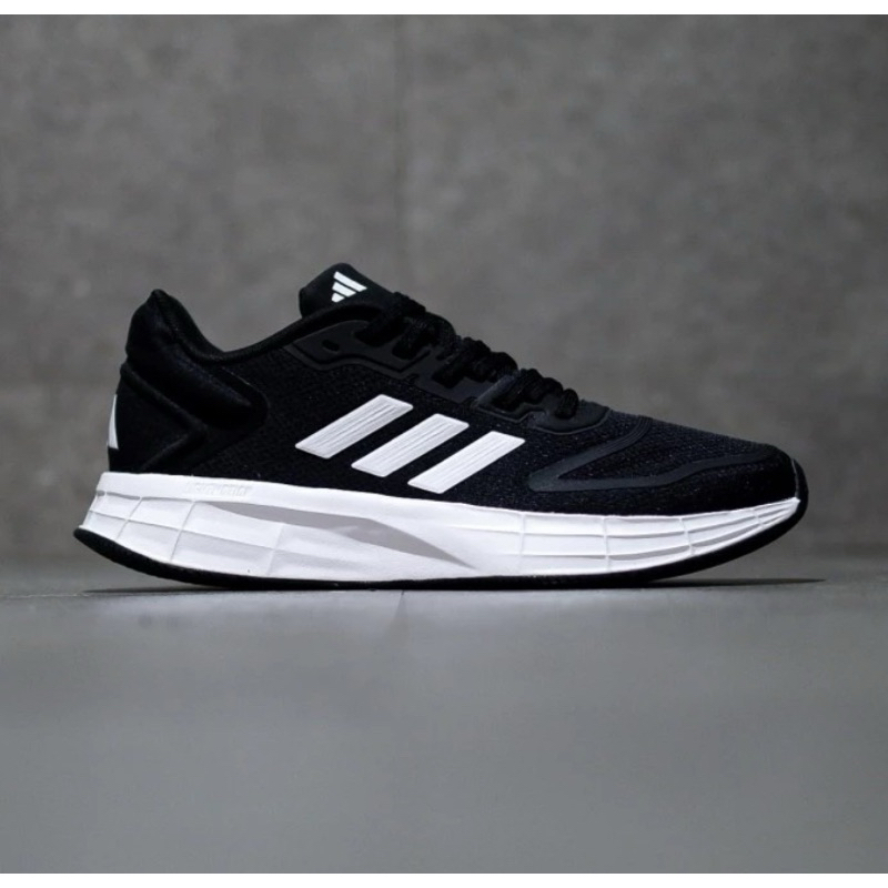 Sepatu Lari Pria Adidas Duramo Black White