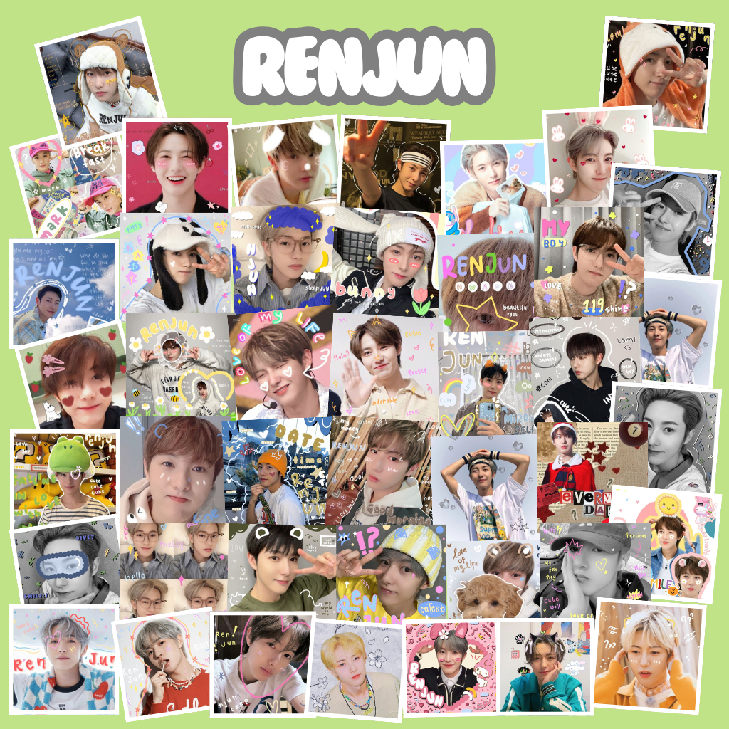 

50 Sticker PERSEGI RENJUN NCT DREAM | Sticker Deco RENJUN NCT | Sticker Decor Aesthetic NCT