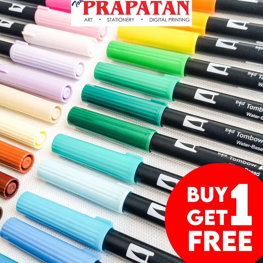 

Hemat Tombow Dual Brush Pen ABT WaterBased BUY 1 GET 1 Spidol Warna PART 2