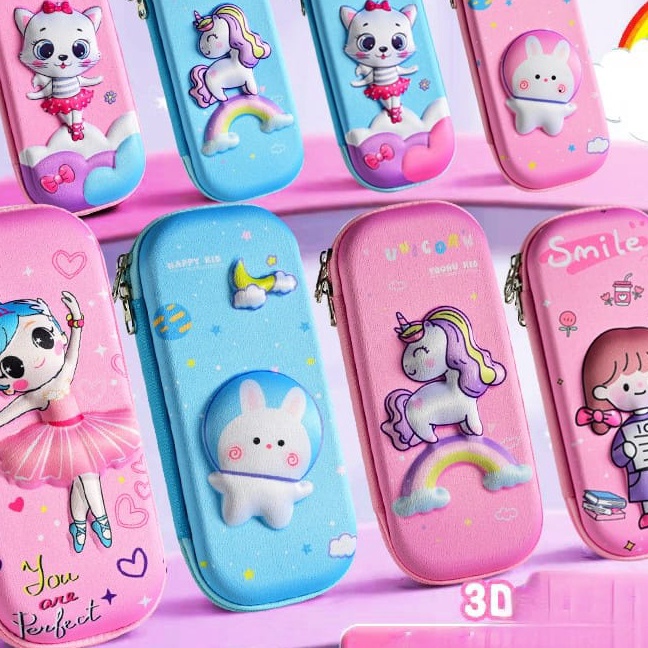 

KF7 Kotak Pensil Anak Tempat Alat Tulis 3D Karakter Timbul Kotak Pencil Anak Perempuan Anak Laki Laki Kotak Pensil Karakter Lucu