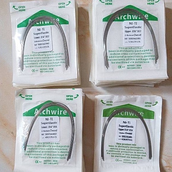 Murah Banget Kawat Recta Denrum Niti recta Denrum 16x16 atau 16x22 upper Lower