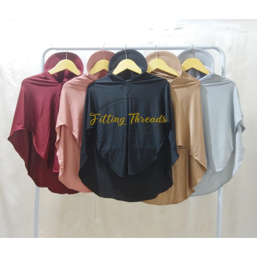 Hijab Topi Olahraga / Kerudung Topi / Jilbab Topi