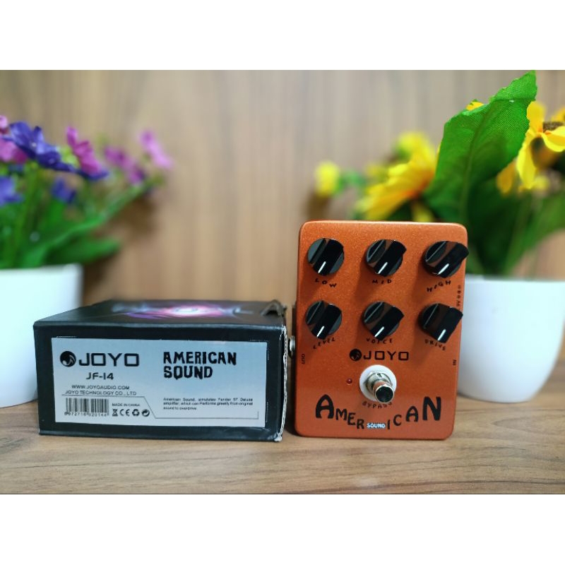 pedal efek gitar Joyo American fender preamp cabsim clean overdrive distorsi new baru