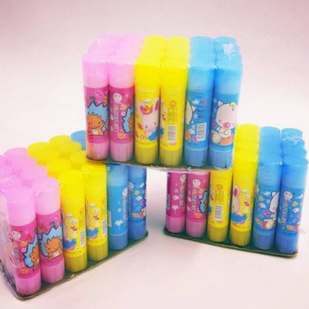 

Potongan Lem stik 1pak24pc KECIL 1gram Lem stick Lem murah Lem fancy Glue Stik Fancy