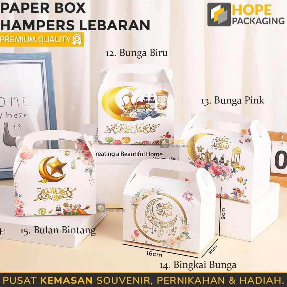 

DISCOUNT Paper Box Packaging Kotak Kue Lebaran Kotak Hampers Lebaran Dus Kue Kering Lebaran Gift Box Eid Mubarak Goodie Bag