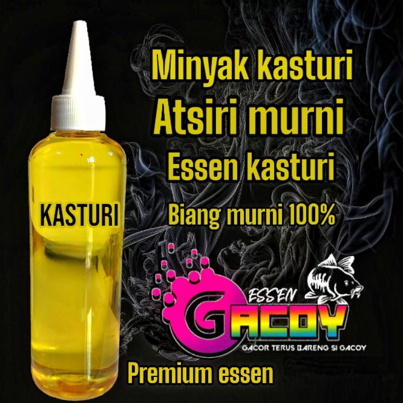 minyak kasturi atsiri murni super esen kasturi