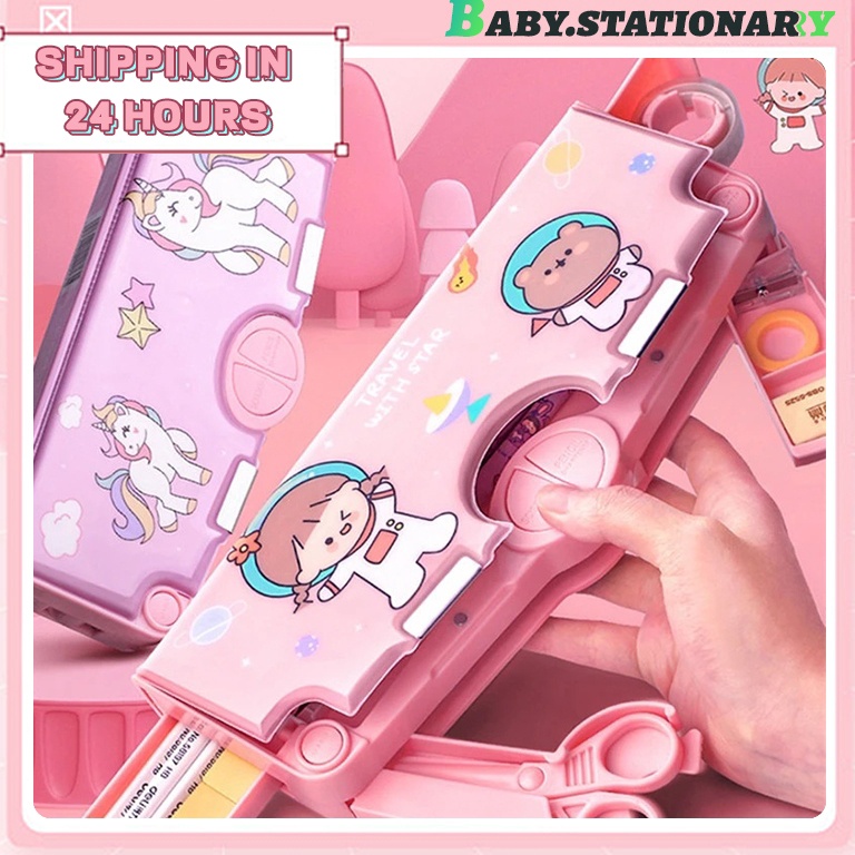 

Khusus Hari ini CODKotak Alat TulisKotak Pensil Pola Kartun Rautan KapasitasTempat Pensil Dua Lapis Bahan Plastik Multifungsi Untuk Anak alat tulis aesthetic