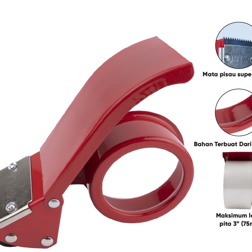 

KP8 Tape Cutter Tape Dispenser Pemotong Pita Perekat Joyko TD2S