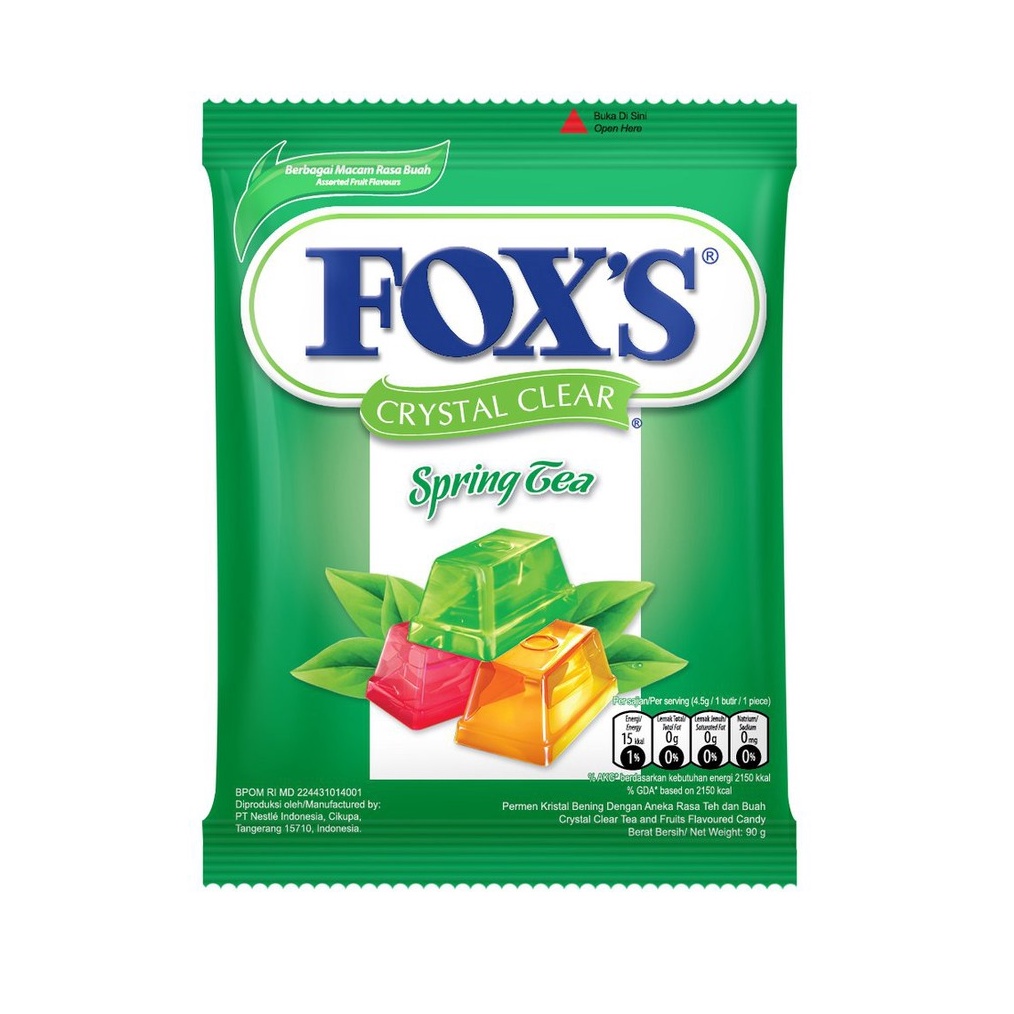 

MURAH MERIAH Permen FOXS Spring Tea Bag 9g isi bentuk kotak