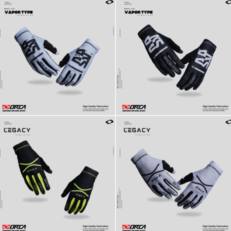 KODE C39K Fajarmx Glove Orca  Mx Gloves Orca Aero Lite