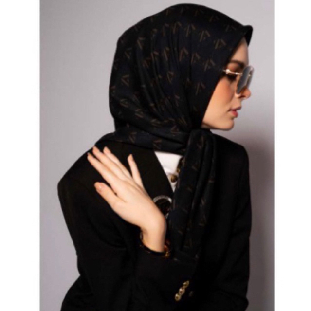 monogram voal by Vivizubedi