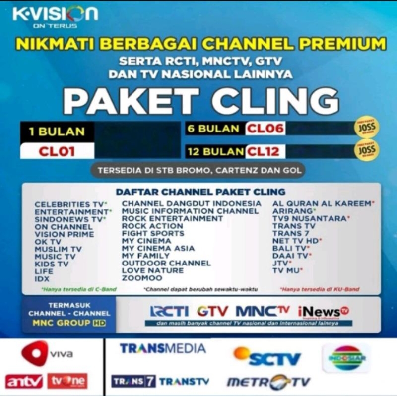 Receiver KVision 180 hari MNC Group