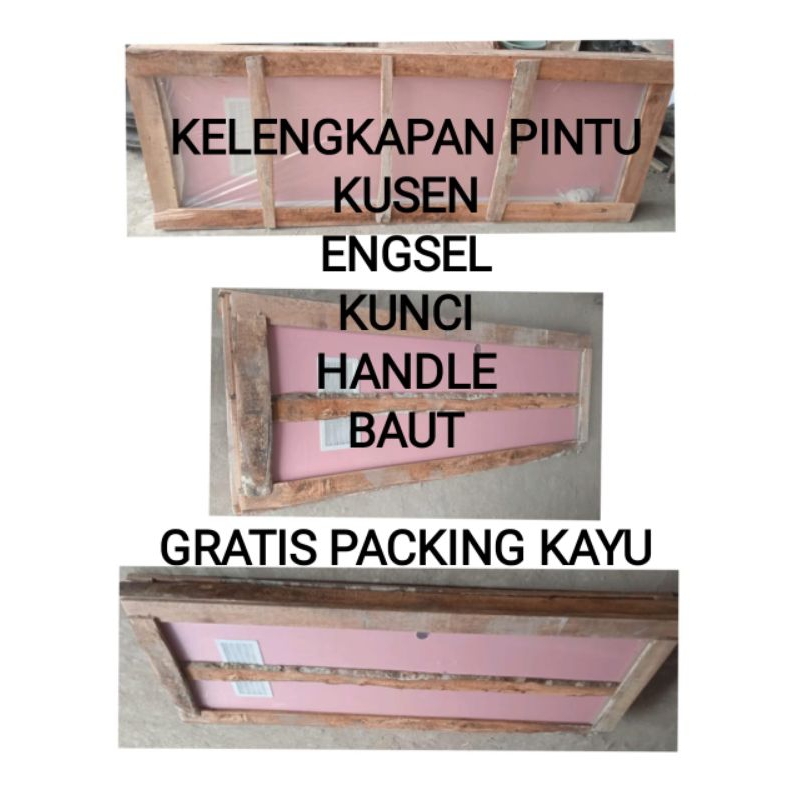 Pintu kamar mandi pvc polos