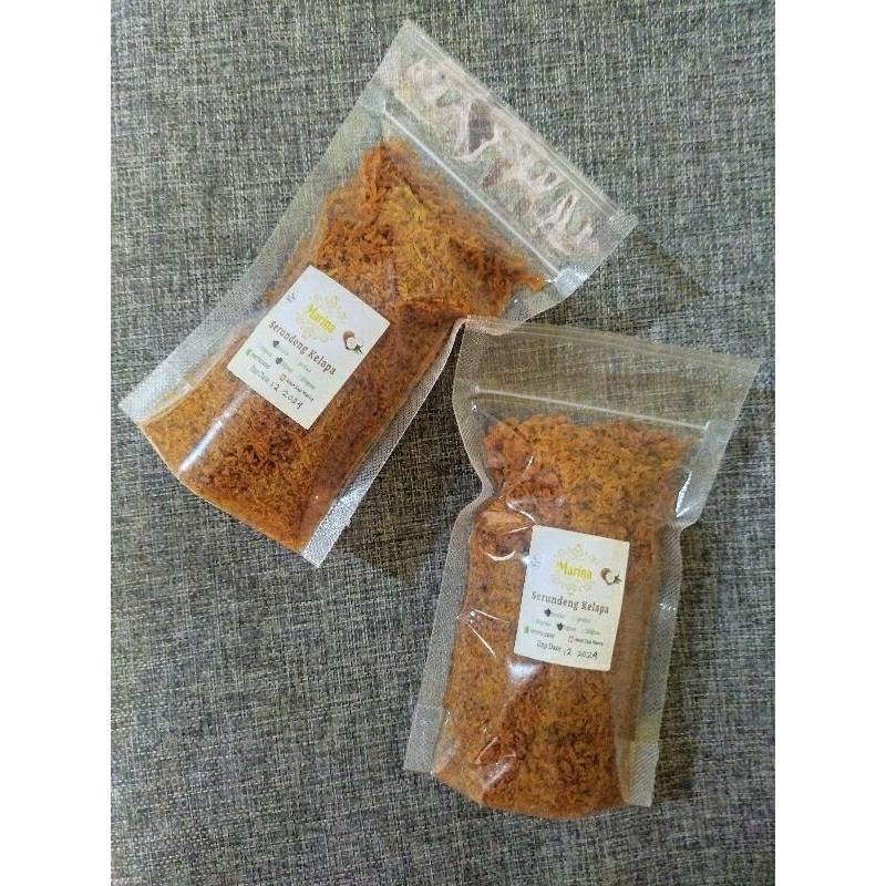 

Serundeng Kelapa Marina 150gram HALAL tanpa pengawet